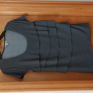 Black and White Pockadot Blouse